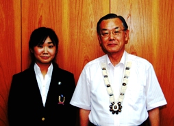 田口さんと市長