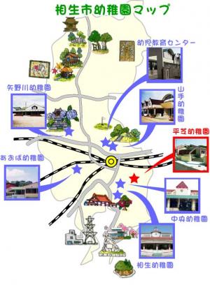 幼稚園の地図