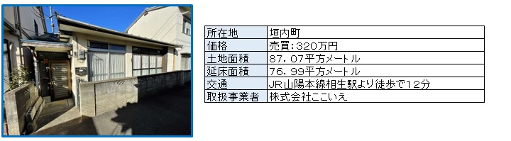 空き家物件情報（７８）