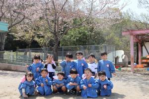 3歳児の集合写真