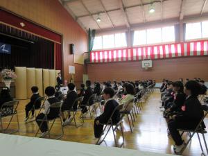 入学式の様子