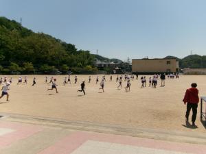 避難訓練の様子