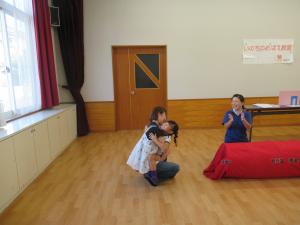 いのちの授業をしているところ