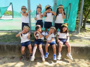 秋の冠を作った様子