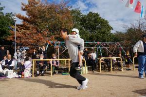 5歳児親子競技の様子