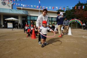 3歳児親子競技の様子