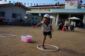 4歳児親子競技の様子