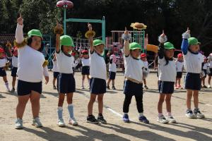 ダンスをしているところ