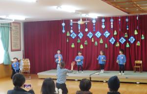 合奏をしているところ