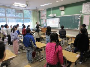 始業式の様子