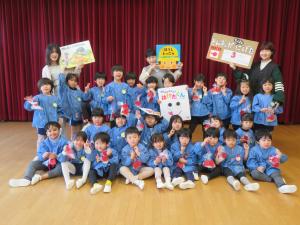 集合写真を撮っているところ