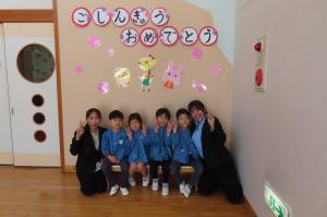 5歳児の集合写真