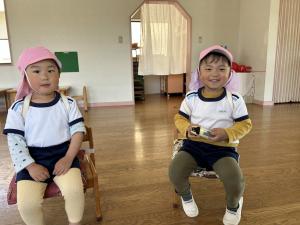 帰りの準備が終わった写真