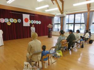 入園式の写真