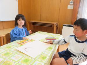遊んでいる写真