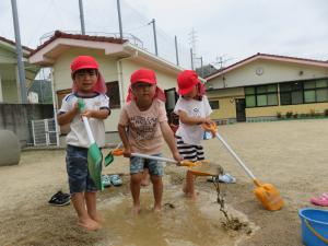 外遊びの写真
