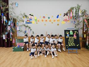 3歳児クラスの集合写真