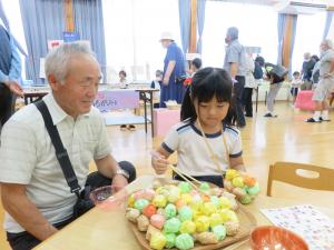 祖父母参観日の写真